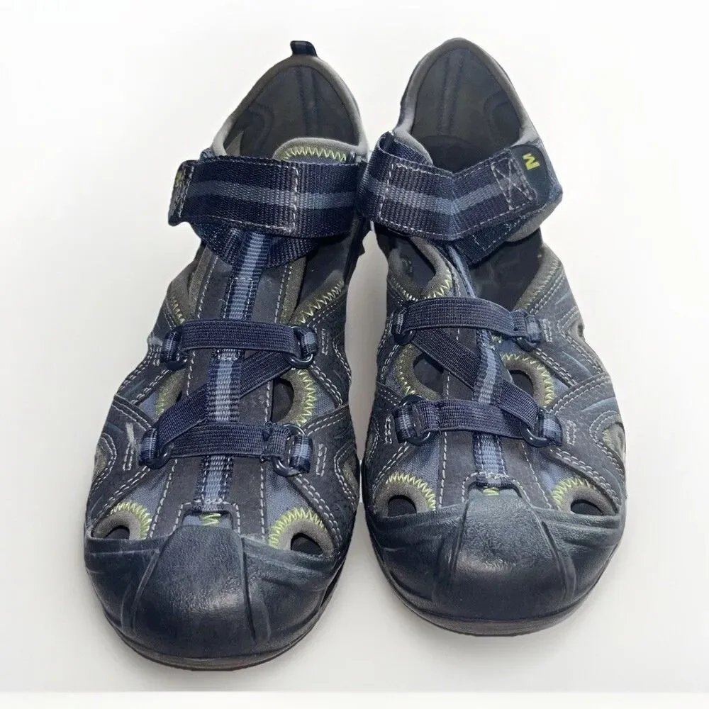 Merrell Hydro Youth‎ Hiking Sandals Size 4W Blue Gray